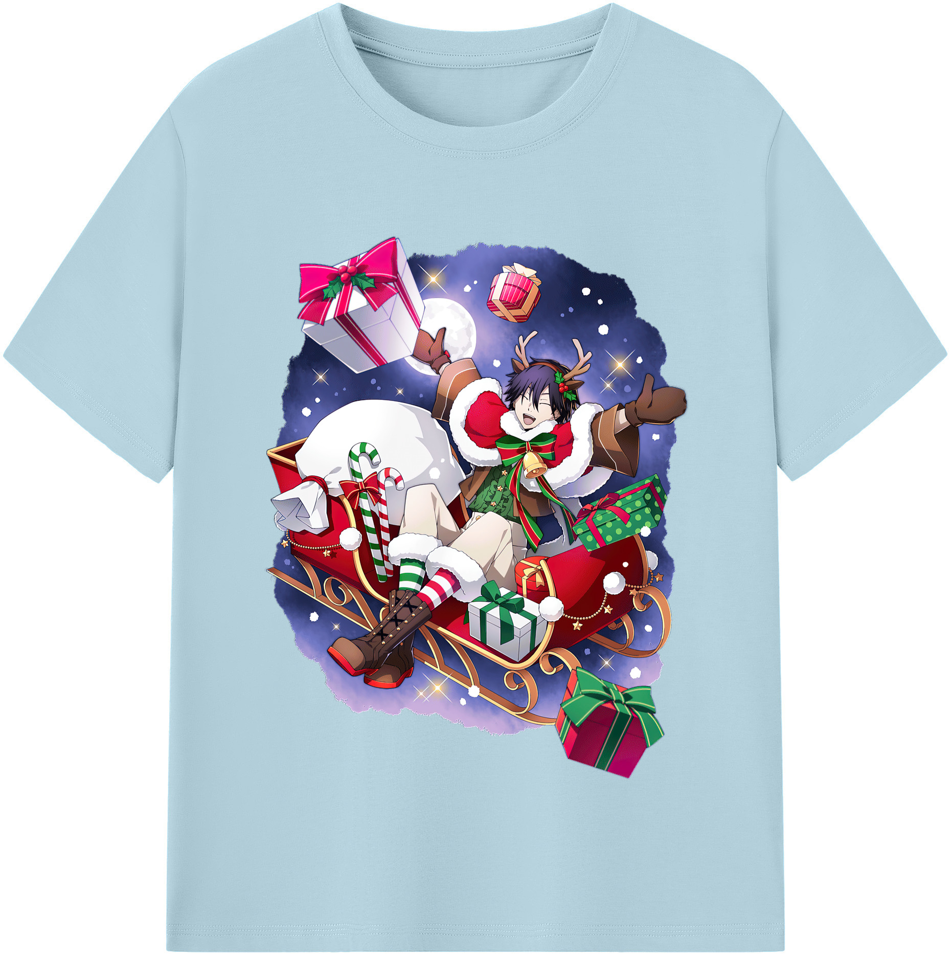 （画像用） 文豪ストレイドッグス Bungo Stray Dogs 綿100％半袖Tシャツ（フロントプリント）